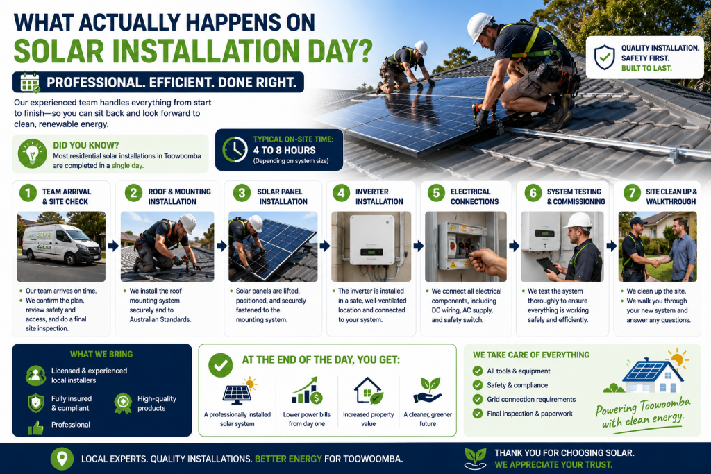 What actually happens on solar installation day